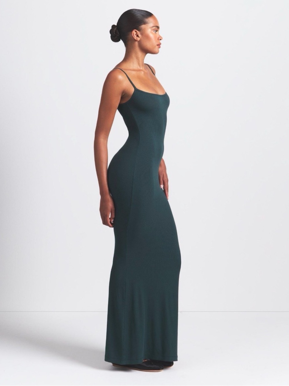 Skims Soft Lounge Petite Dress  in Cypress